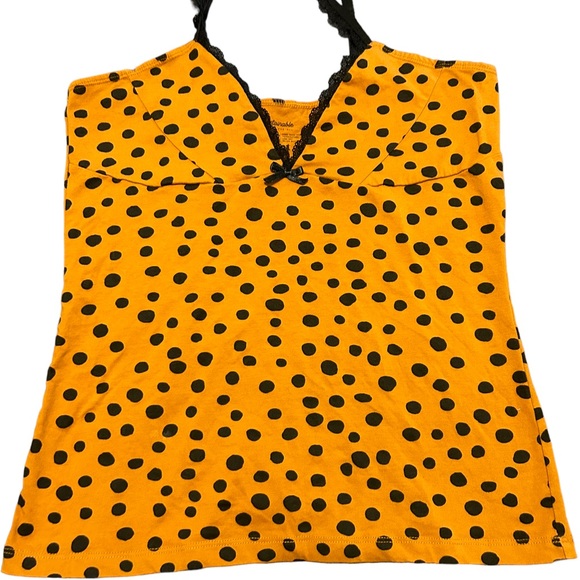 Pact orange and black cami top size large - Picture 1 of 7